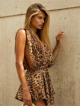 ELEGANT WILD LEOPARD PARTY DRESS