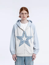 OPULA FLUFFY STAR HOODIE