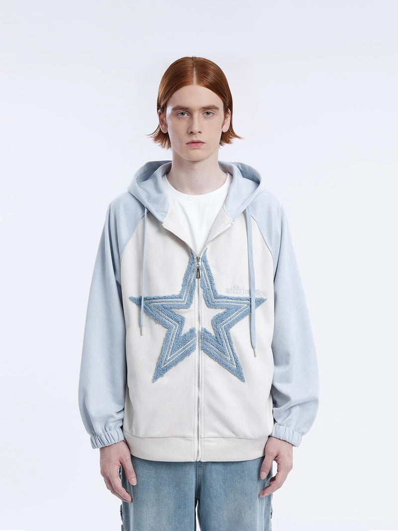 OPULA FLUFFY STAR HOODIE