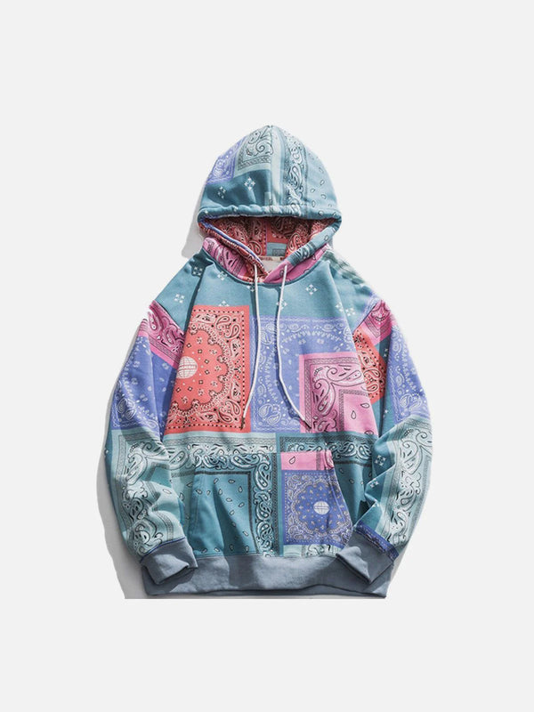 OPULA PATCHWORK COLORFUL HOODIE