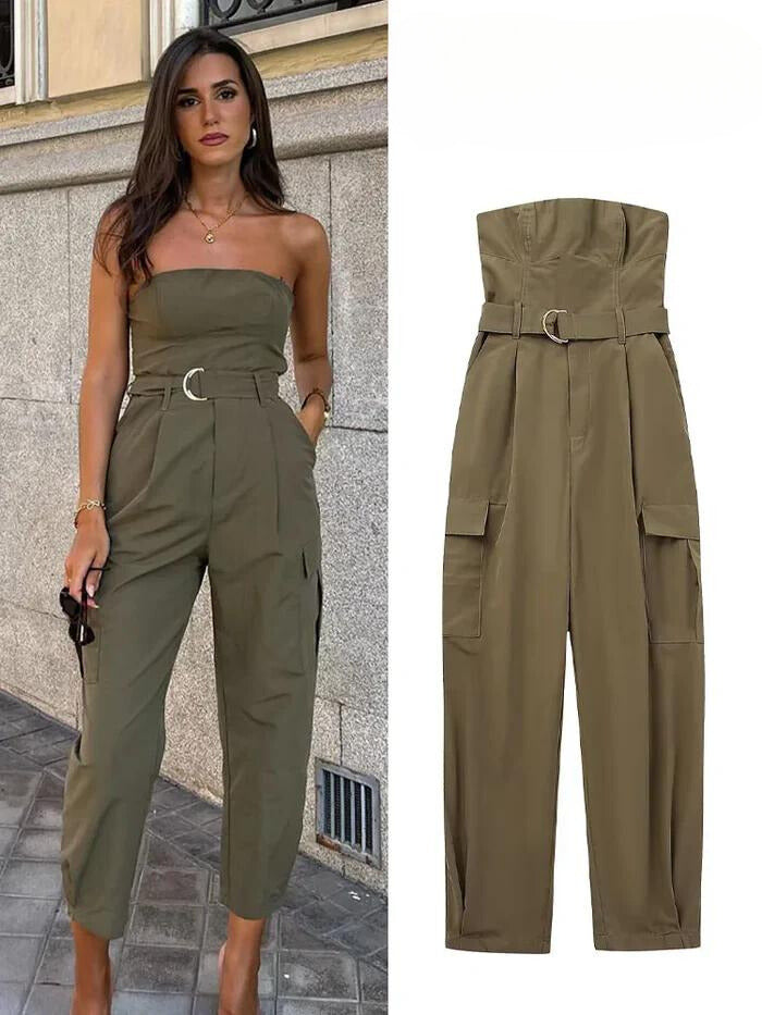 OPULA SLEEVELESS JUMPSUIT