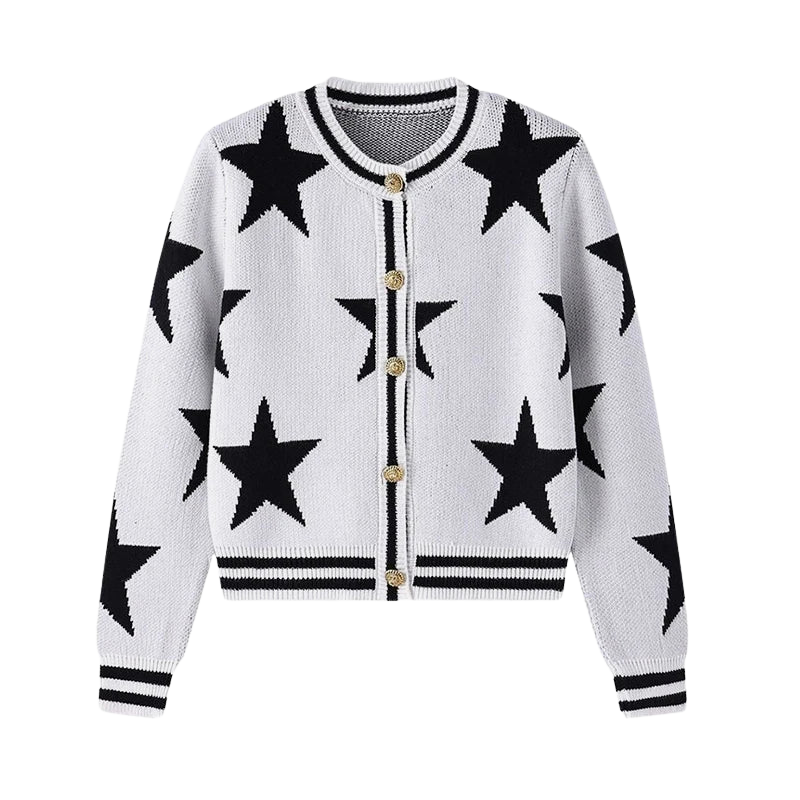 OPULA ICONIC STAR CARDIGAN