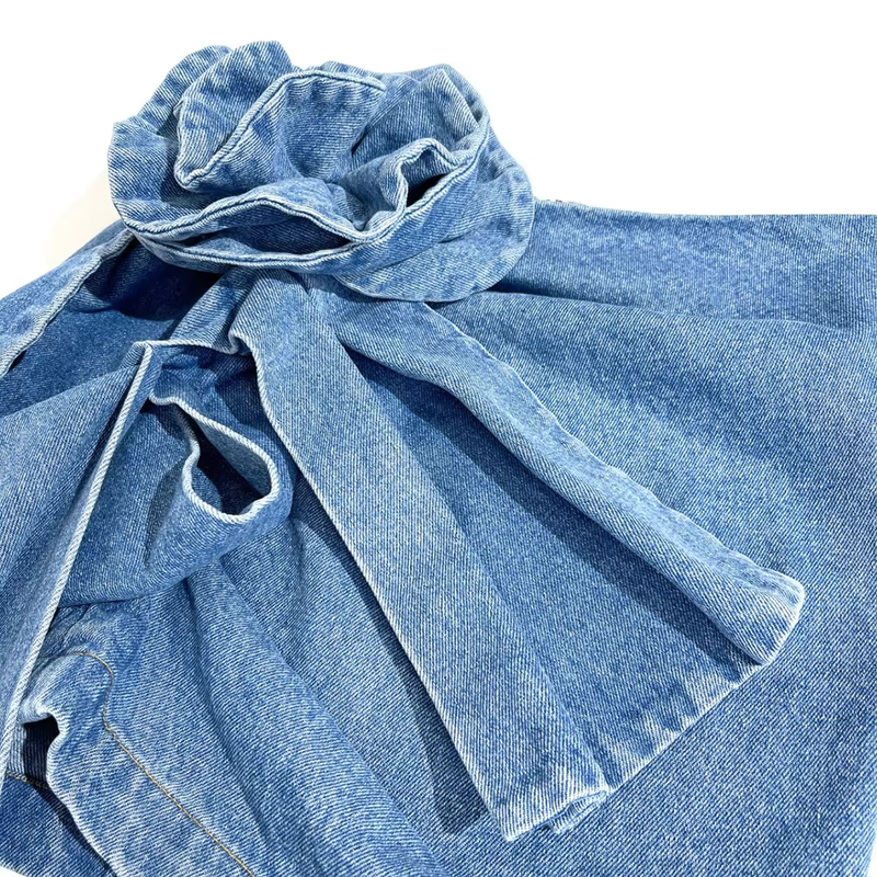 WILD ROSE DENIM SKIRT