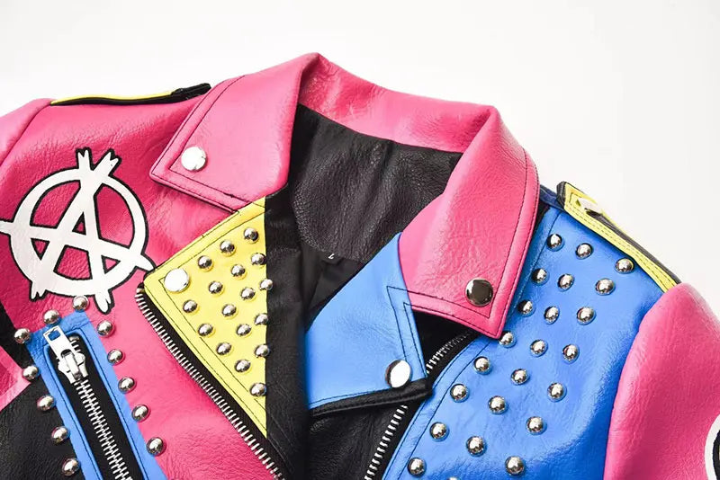 PUNK RIVET STREETWEAR JACKET