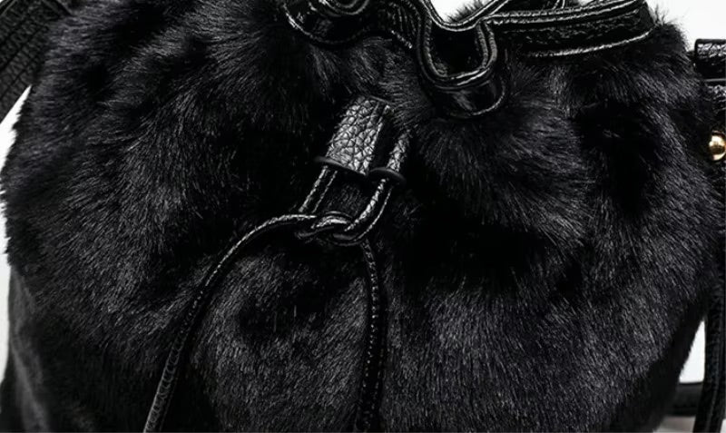 FURYY CROSSBODY POM-POM BAG