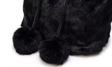 FURYY CROSSBODY POM-POM BAG