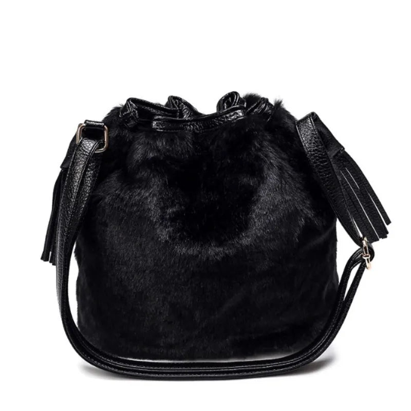 FURYY CROSSBODY POM-POM BAG