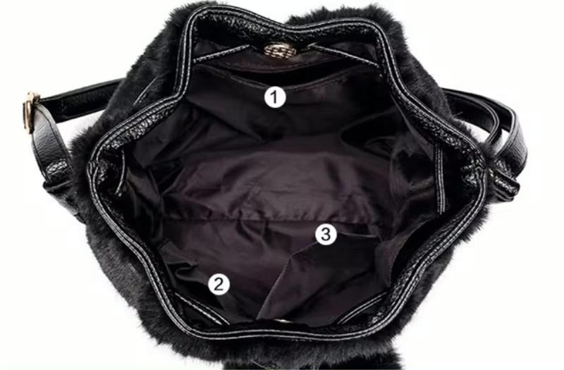 FURYY CROSSBODY POM-POM BAG