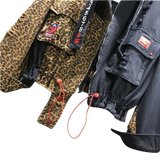 OPULA CUSTOM DESIGN LIMITED EDITION LEOPARD DENIM CEKET