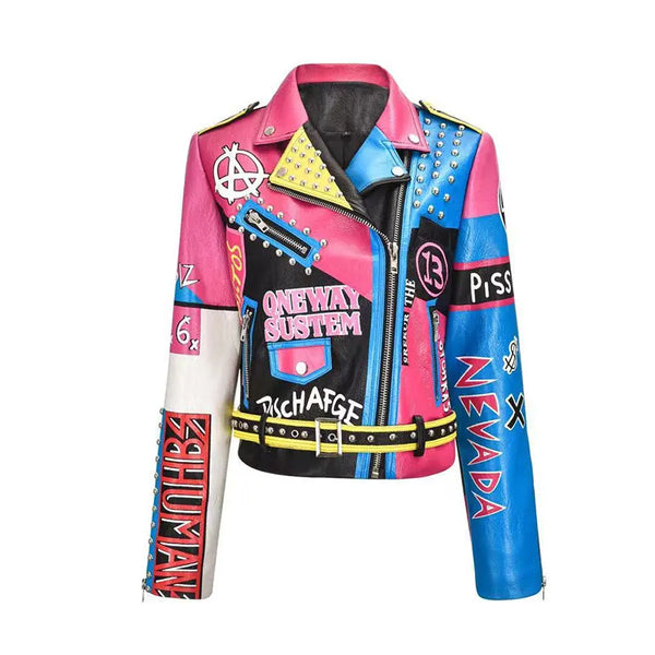 PUNK RIVET STREETWEAR JACKET