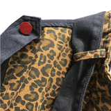 OPULA CUSTOM DESIGN LIMITED EDITION LEOPARD DENIM CEKET