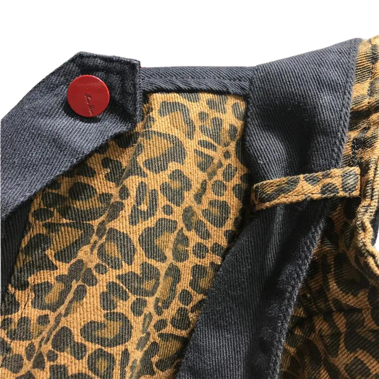 OPULA CUSTOM DESIGN LIMITED EDITION LEOPARD DENIM CEKET