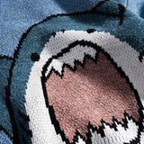 KNITTED SHARK LOOSE JUMPER