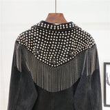 KOREAN TASSEL DENIM JACKET