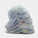 OPULA UNISEX WASHED DENIM BASEBALL CAP