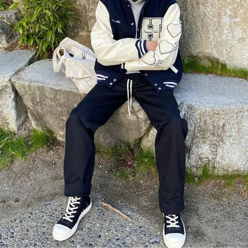 BAGGY OVERSIZE BASEBALL JACKET