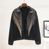 KOREAN TASSEL DENIM JACKET