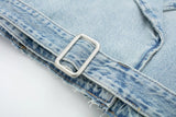 OPULA VINTAGE CROP WASHED DENIM JACKET