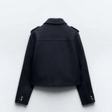 OPULA GOLD BUCKLE SOFT COAT