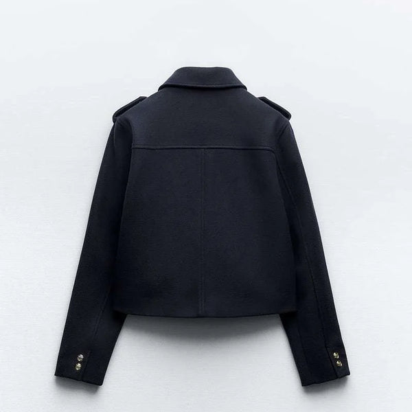 OPULA GOLD BUCKLE SOFT COAT
