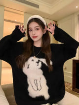 BUNNY KNITTED CASHMERE KAZAK
