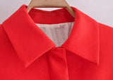 OPULA CASUAL RED TWO PIECE SET