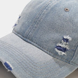 OPULA UNISEX WASHED DENIM BASEBALL CAP