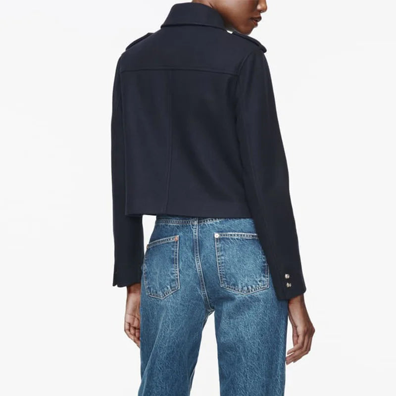 OPULA GOLD BUCKLE SOFT COAT