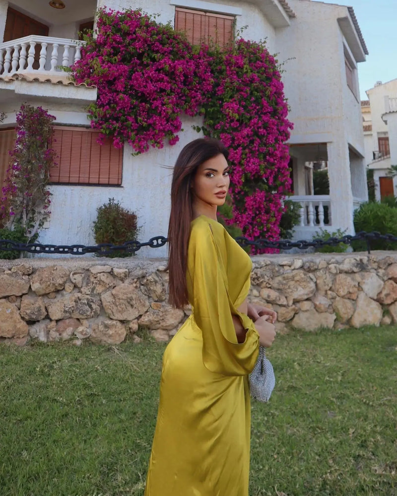 OPULA ASYMMETRIC ELEGANT PARTY DRESS
