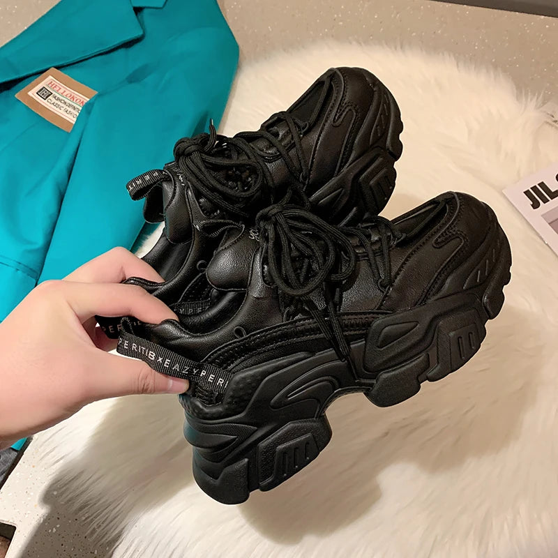 STAR DESIGN PLATFORM SNEAKERS