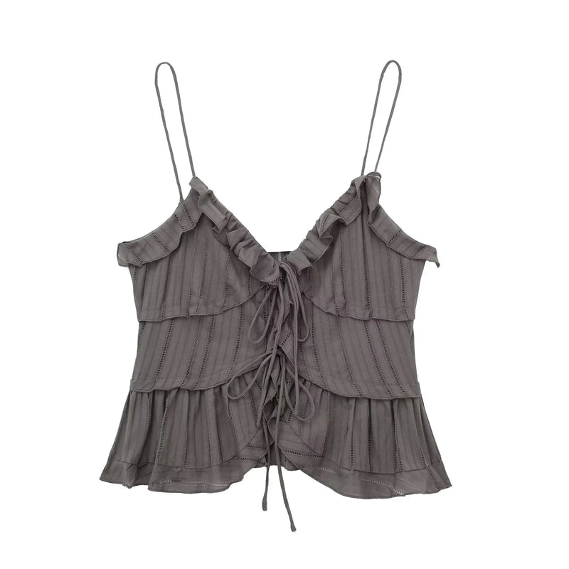 VINTAGE LACING TWO PIECE SUIT
