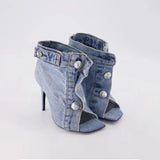 OPULA DENIM HIGH HEELS