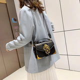 LEON EMBROIDERED CROSSBODY HANDBAG