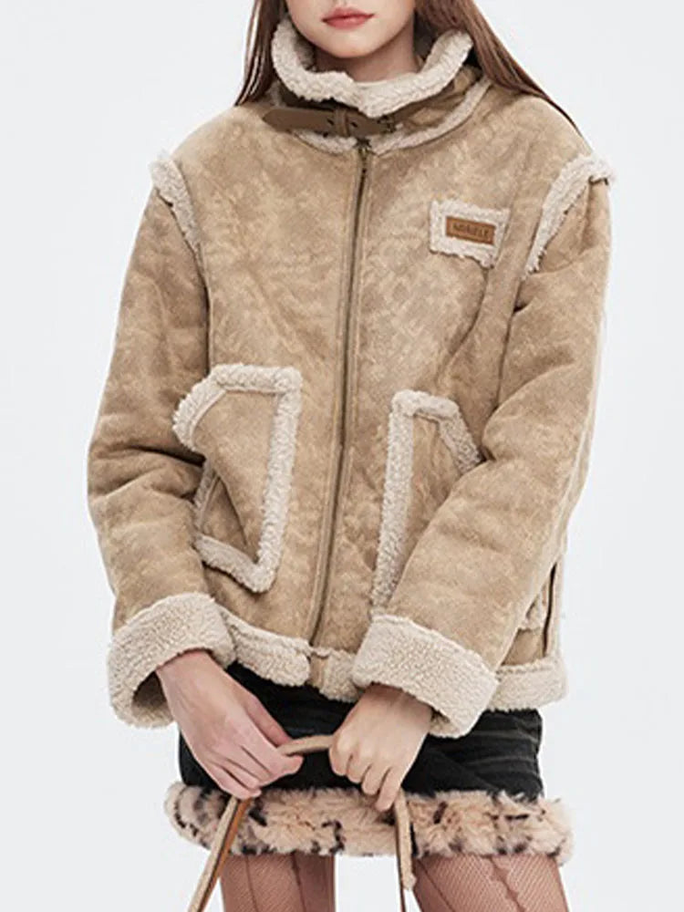 VINTAGE FLEECE WOOL COAT