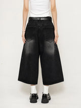 VINTAGE KNEE LENGTH OVERSIZE JEAN