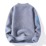 KNITTED LETTER SCRAWL KAZAK