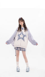 OPULA FLUFFY STAR HOODIE