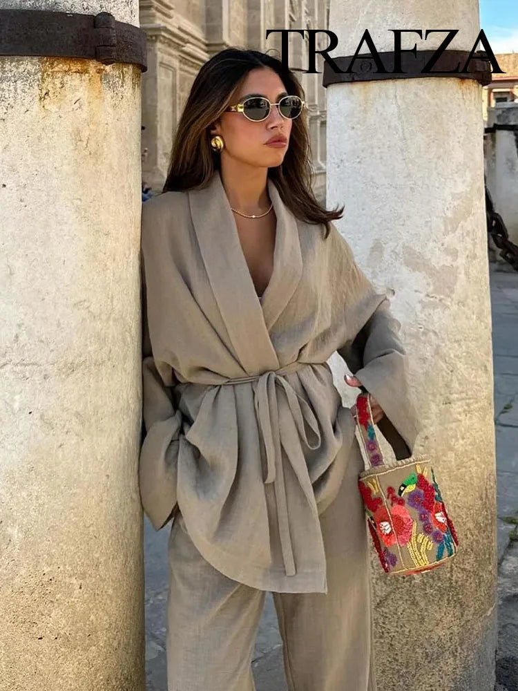 OPULA TWO PIECE LOOSE KIMONO SET