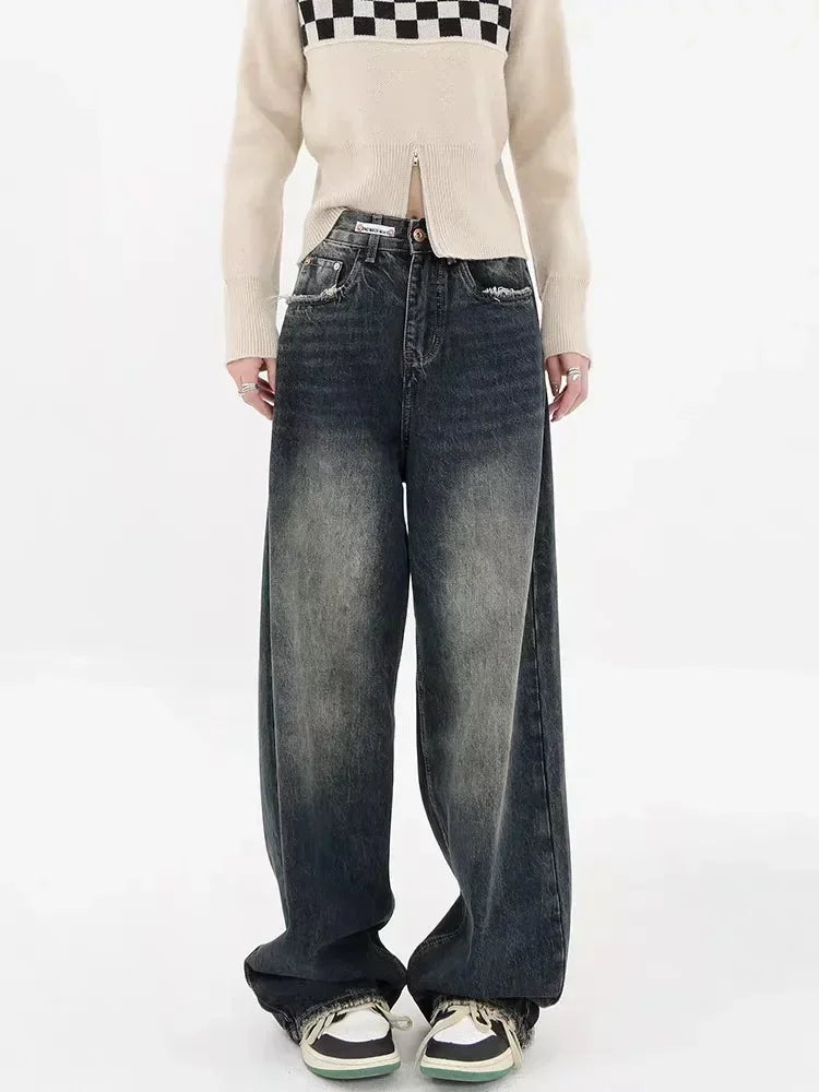 AMERICAN STYLE BAGGY RETRO JEANS