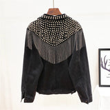 KOREAN TASSEL DENIM JACKET