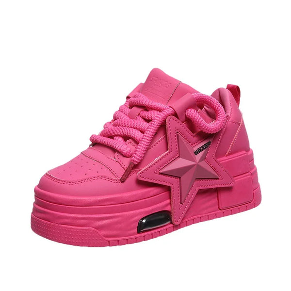 FLASHY STAR PLATFORM SNEAKERS