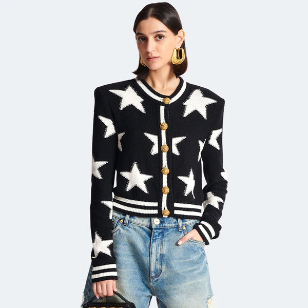 OPULA ICONIC STAR CARDIGAN