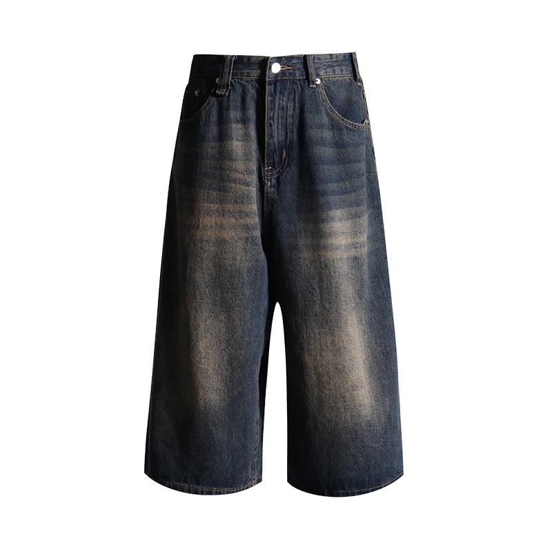 VINTAGE KNEE LENGTH OVERSIZE JEAN