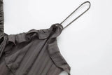 VINTAGE LACING TWO PIECE SUIT