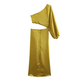 OPULA ASYMMETRIC ELEGANT PARTY DRESS