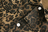 OPULA VINTAGE BLACK LEOPARD JACKET