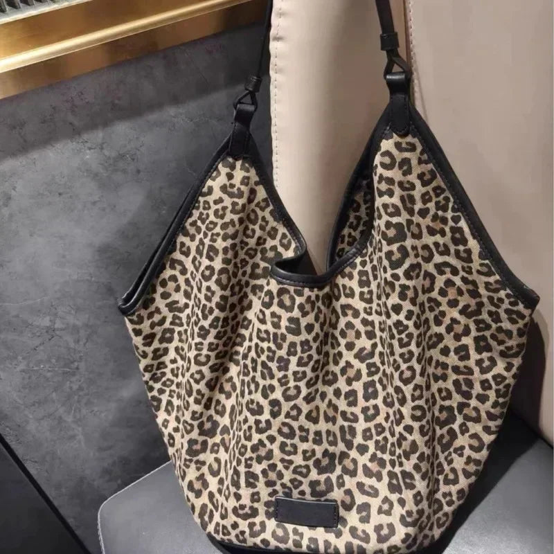 KOREAN STYLE LEOPARD TOTE BAG