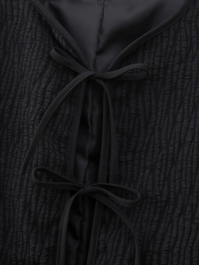 OPULA LACE UP CRACK JACKET