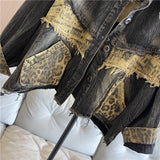 CUSTOM DESIGN PATCHWORK LEOPARD JACKET