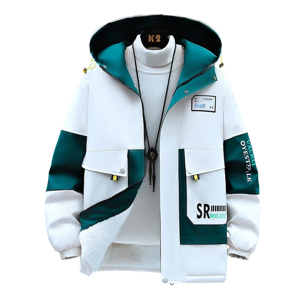HOODED FURRY WINTER COAT